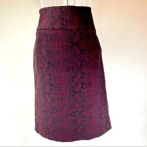 Power Python Knit Skirt